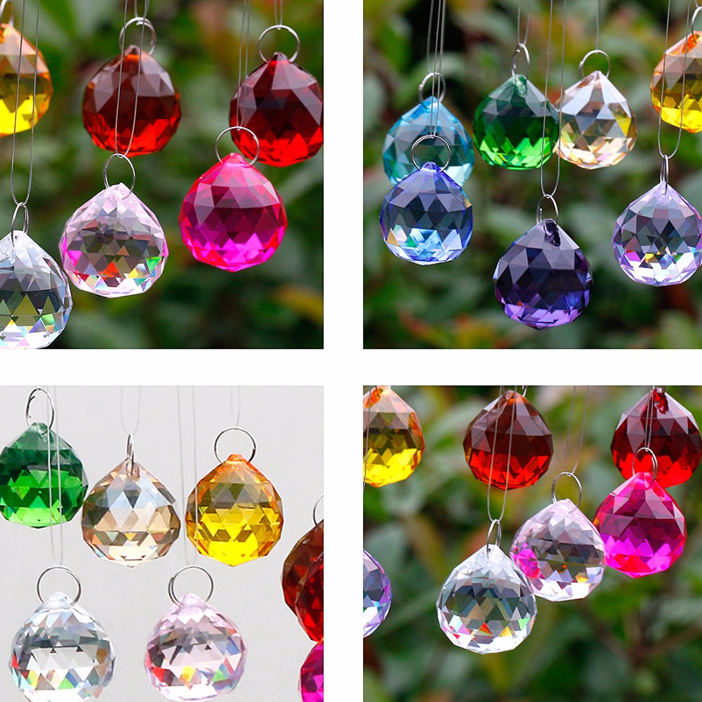 Crystal Colorful Dreamcatcher With Lighting Balls