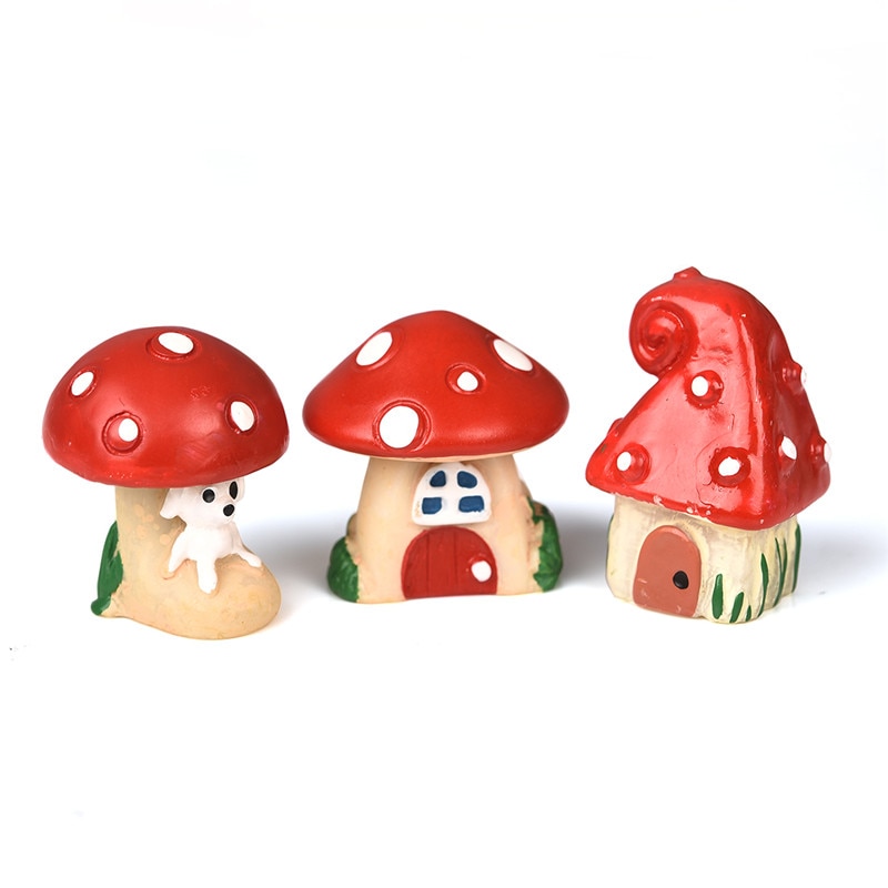 Cute Cartoon Red Mushroom House