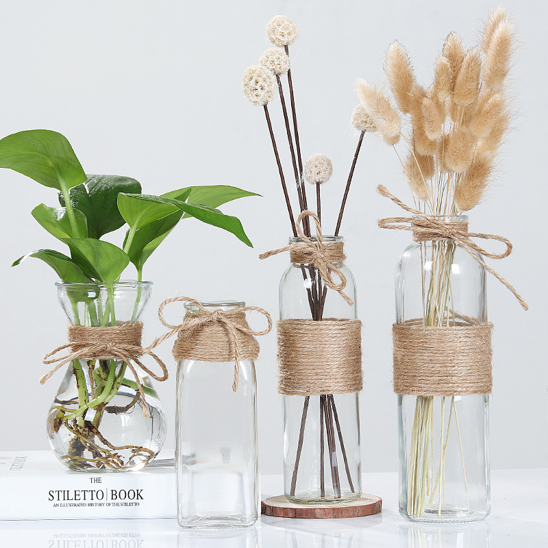 Creative Nordic Glass Bottle Vase
