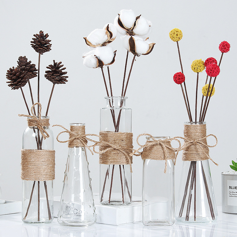 Creative Nordic Glass Bottle Vase