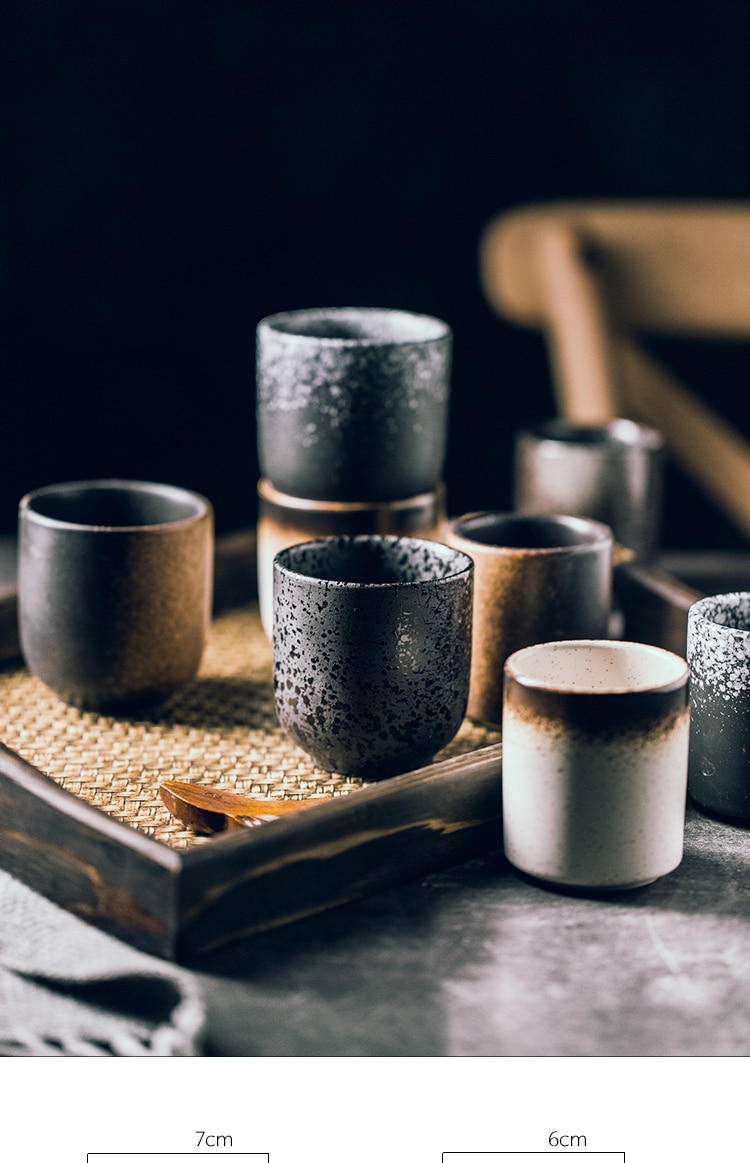 Japanese Style Hand-Painted Ceramic Cup