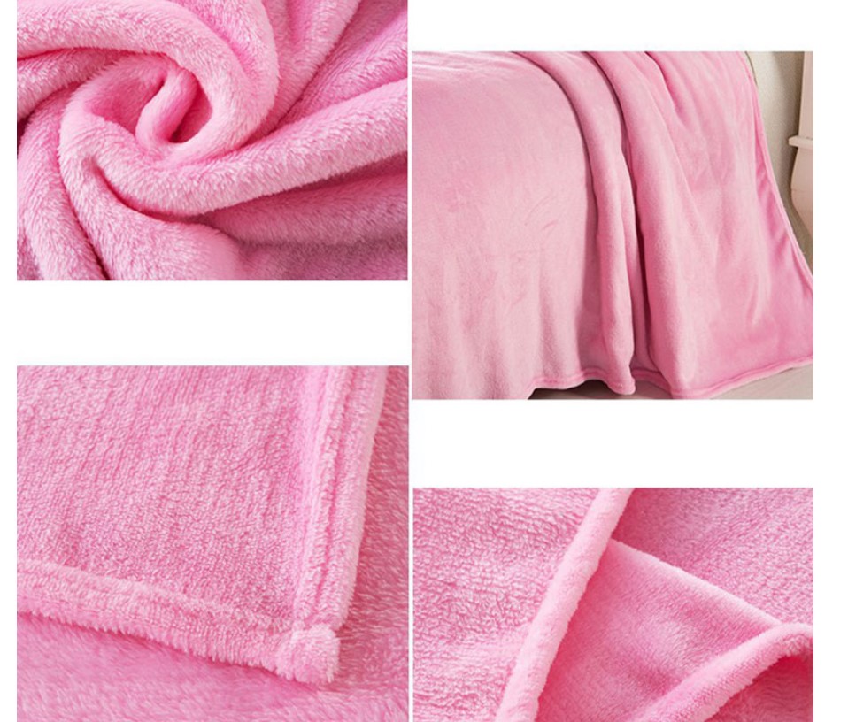 Solid Color Plush Blanket