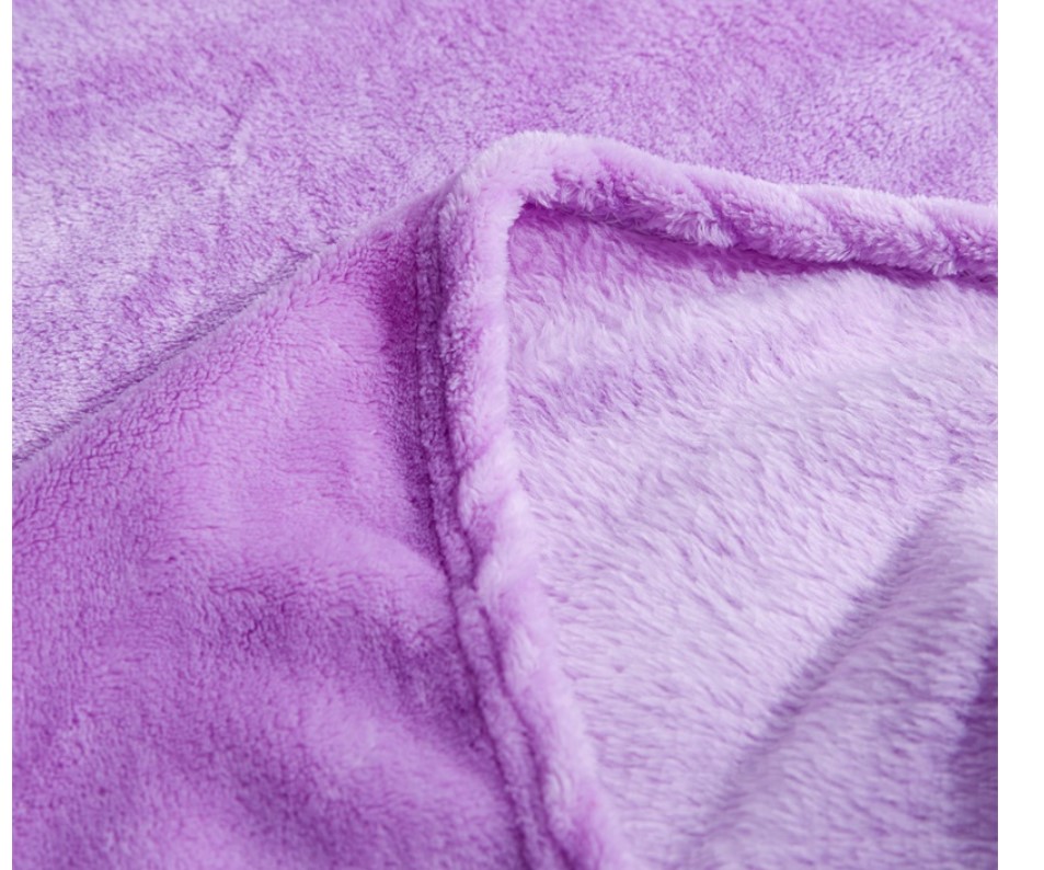 Solid Color Plush Blanket