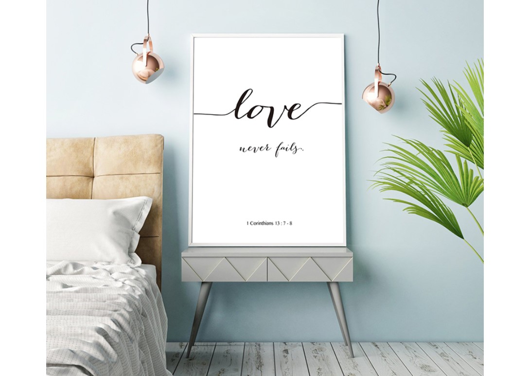 Bible Verse Canvas Painting
