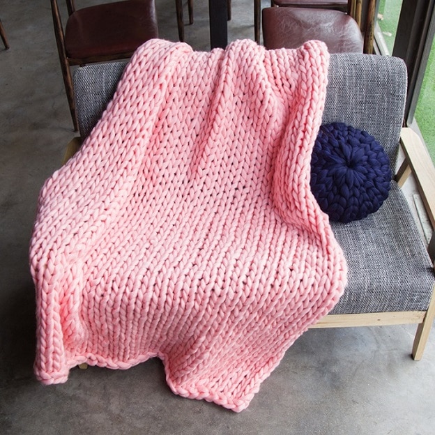 Soft Knitted Blanket