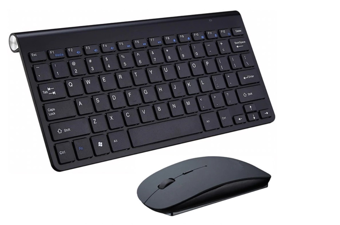 Thin Design Wireless Keyboard and Mouse Set