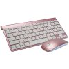 Pink Keyboard and Mouse